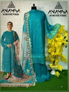 Anamsa 445 A To D Rayon Cotton Embroidery  Pakistani Salwar Suits Wholesale Shop In Surat
